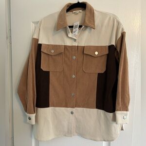 Corduroy shacket